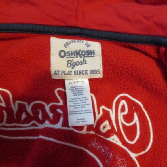 Bundle 3 for $15 - Red snap front baseball style hoodie - Picture 4 of 4